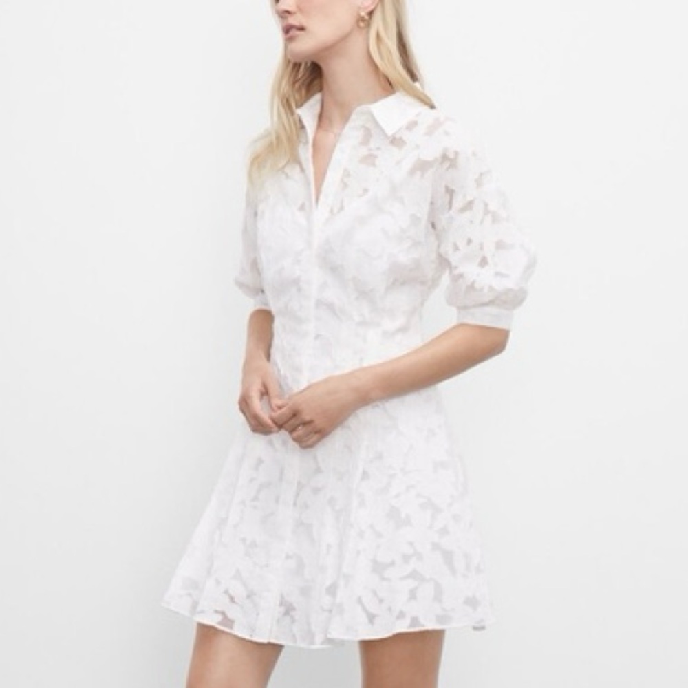 Club Monaco White Mini Dress